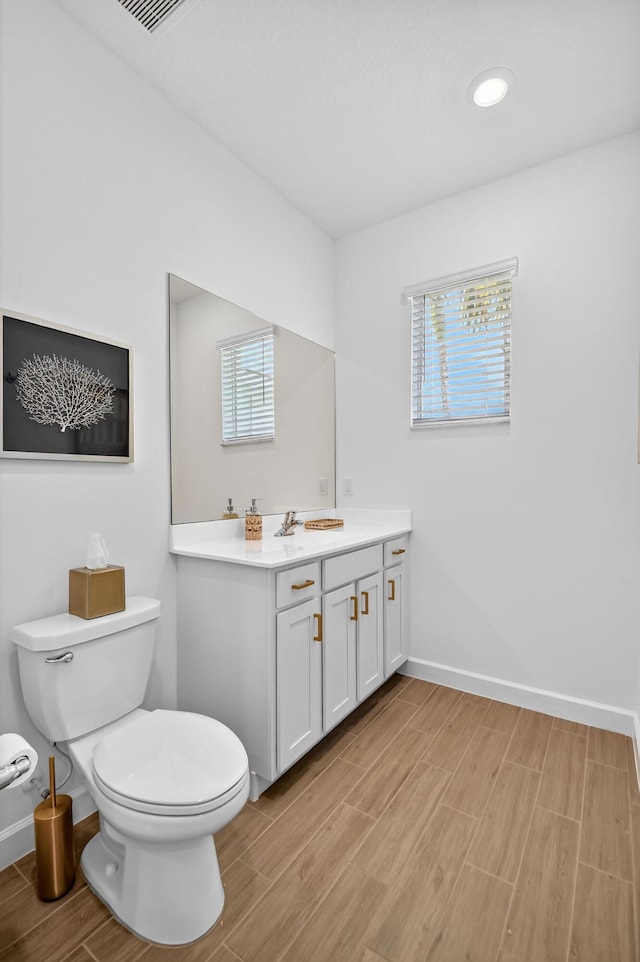 14929 Three Ponds Trl, Delray Beach, FL 33446 - bathroom featuring vanity and wood finished floors