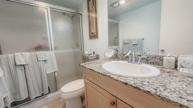 4090 Tivoli Ct Unit 303, Lake Worth, FL 33467 - bathroom with vanity, a stall shower, and tile patterned flooring