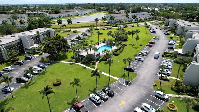 4090 Tivoli Ct Unit 303, Lake Worth, FL 33467 - bird's eye view of a large body of water and a pool area