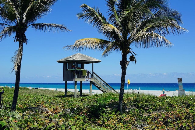 815 W Boynton Beach Blvd Unit 7-102, Boynton Beach, FL 33426 - water view featuring local beach