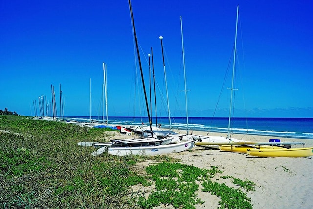 815 W Boynton Beach Blvd Unit 7-102, Boynton Beach, FL 33426 - view of yard with a water view
