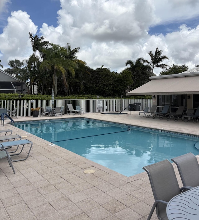 6314 Water Lilly Ln, Boynton Beach, FL 33437 - community pool featuring a patio