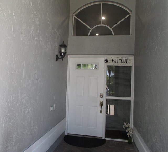 6314 Water Lilly Ln, Boynton Beach, FL 33437 - property entrance featuring stucco siding