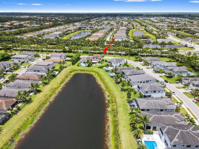 17380 Rainstream Rd, Boca Raton, FL 33496 - aerial perspective of suburban area with a nearby body of water