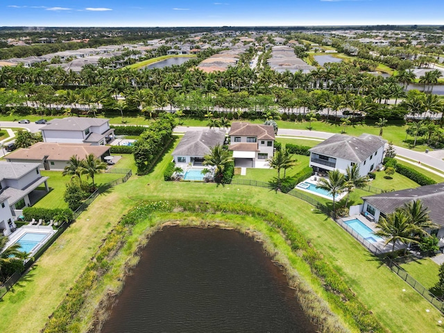 17380 Rainstream Rd, Boca Raton, FL 33496 - aerial view of residential area with a nearby body of water and a pool