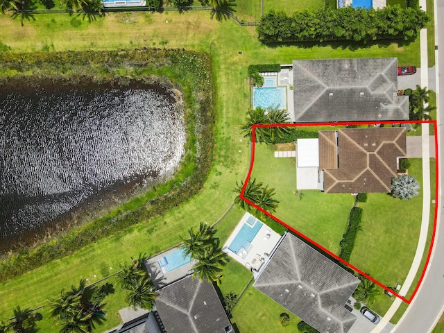 17380 Rainstream Rd, Boca Raton, FL 33496 - aerial overview of property's location with property boundaries highlighted