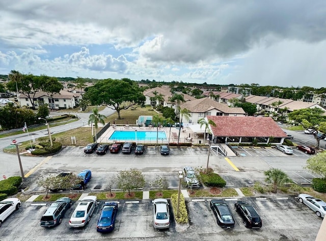 7626 Tahiti Ln Unit 204, Lake Worth, FL 33467 - aerial view of residential area featuring a pool area