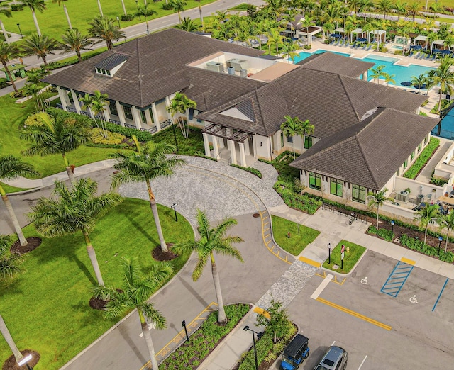 10815 Stellar Cir, Palm Beach Gardens, FL 33412 - view from above of property with a pool area