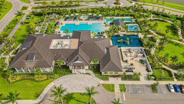10815 Stellar Cir, Palm Beach Gardens, FL 33412 - aerial view of a pool area