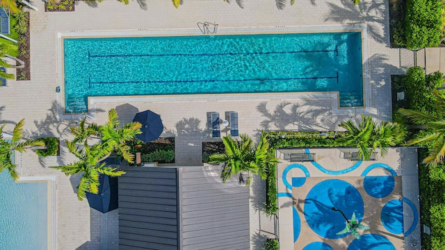 10815 Stellar Cir, Palm Beach Gardens, FL 33412 - aerial view of a pool