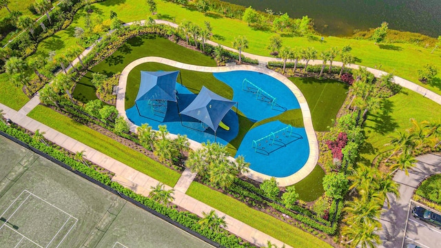 10815 Stellar Cir, Palm Beach Gardens, FL 33412 - drone / aerial view of a pool