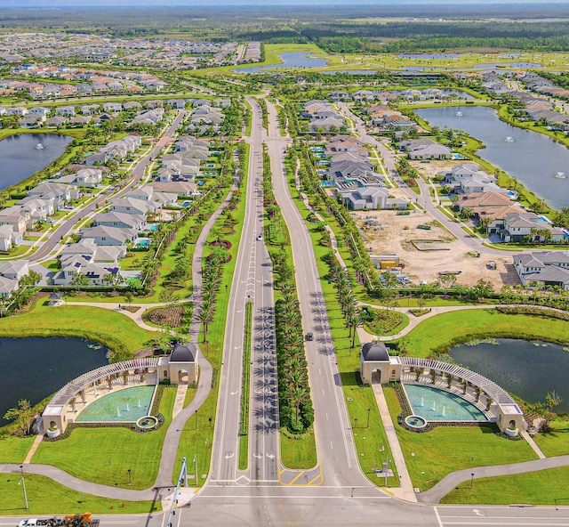10815 Stellar Cir, Palm Beach Gardens, FL 33412 - aerial perspective of suburban area with a nearby body of water