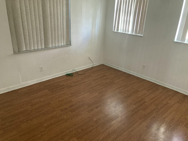 9165 SW 18th St, Boca Raton, FL 33428 - unfurnished room featuring baseboards and wood finished floors