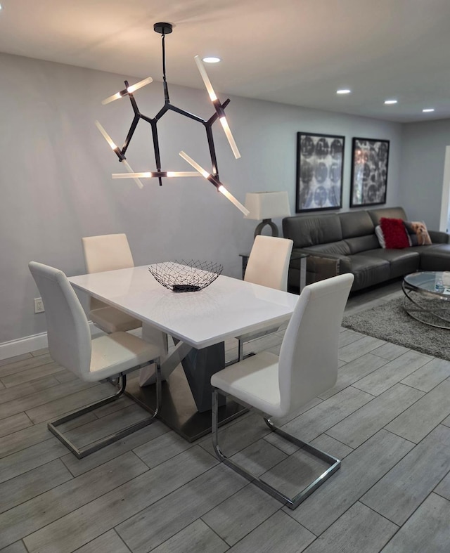 21404 Cypress Hammock Dr Unit 45E, Boca Raton, FL 33428 - dining space with wood finished floors and recessed lighting