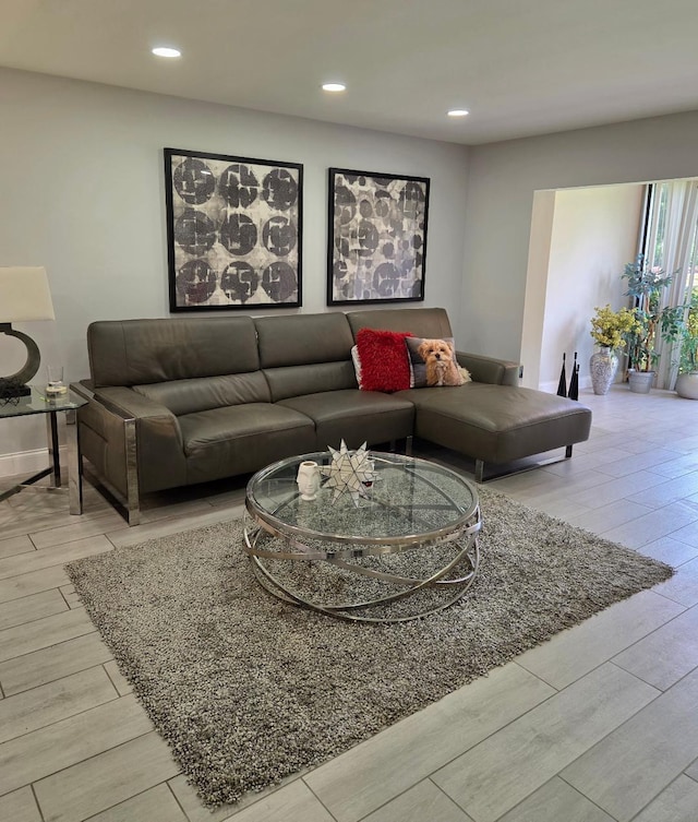 21404 Cypress Hammock Dr Unit 45E, Boca Raton, FL 33428 - living area with wood finished floors and recessed lighting