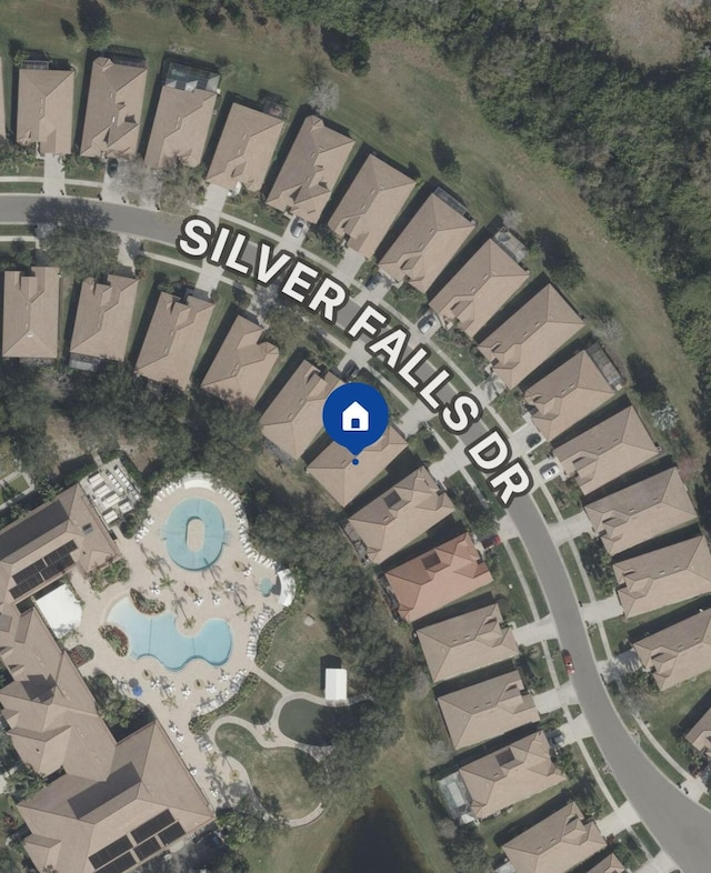 128 Silver Falls Dr, Apollo Beach, FL 33572 - aerial overview of property's location