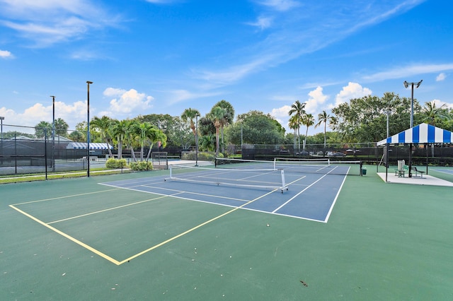 348 River Edge Rd, Jupiter, FL 33477 - view of tennis court with community basketball court