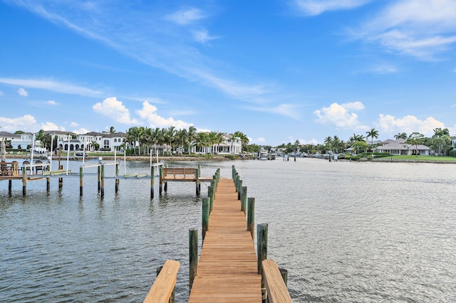 348 River Edge Rd, Jupiter, FL 33477 - dock area featuring a water view and a residential view