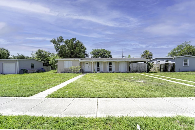 216 Prima Vista Blvd, Port Saint Lucie, FL 34983 - view of ranch-style home