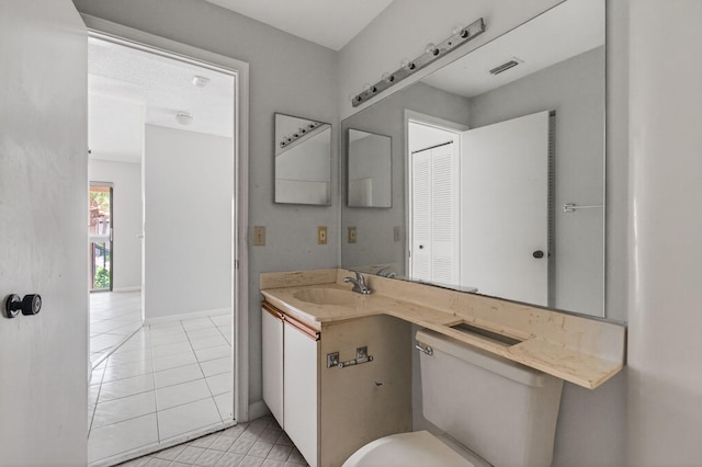 400 Club Cir Unit 201, Boca Raton, FL 33487 - bathroom featuring vanity and tile patterned floors