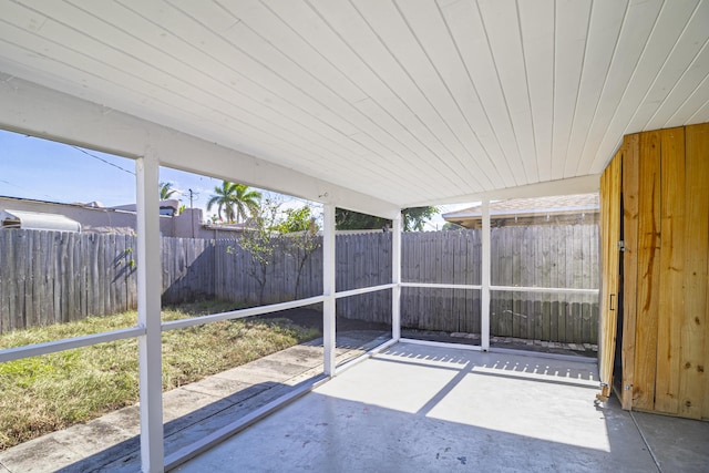 814 Green St, West Palm Beach, FL 33405 - view of unfurnished sunroom