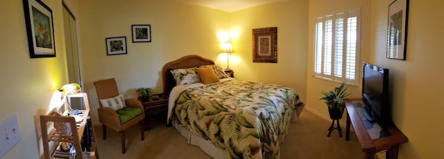 6303 SE Williamsburg Dr Unit 201, Hobe Sound, FL 33455 - bedroom with carpet and multiple windows