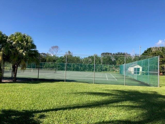 6303 SE Williamsburg Dr Unit 201, Hobe Sound, FL 33455 - view of tennis court