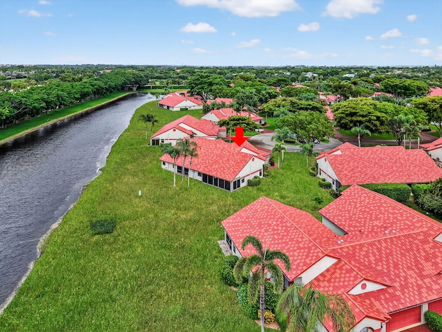 7585 Lexington Club Blvd Unit A, Delray Beach, FL 33446 - drone / aerial view of a nearby body of water