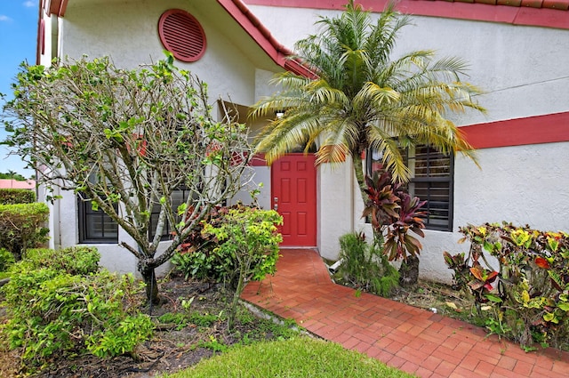 7585 Lexington Club Blvd Unit A, Delray Beach, FL 33446 - entrance to property featuring stucco siding