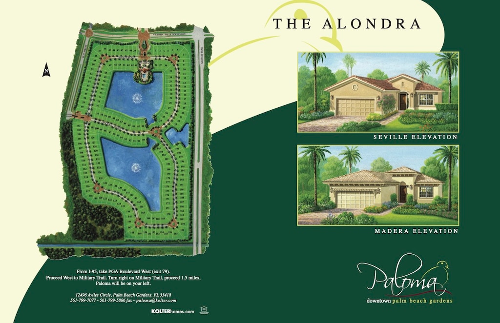 12276 Aviles Cir, Palm Beach Gardens, FL 33418 - view of marketing collateral with multiple images