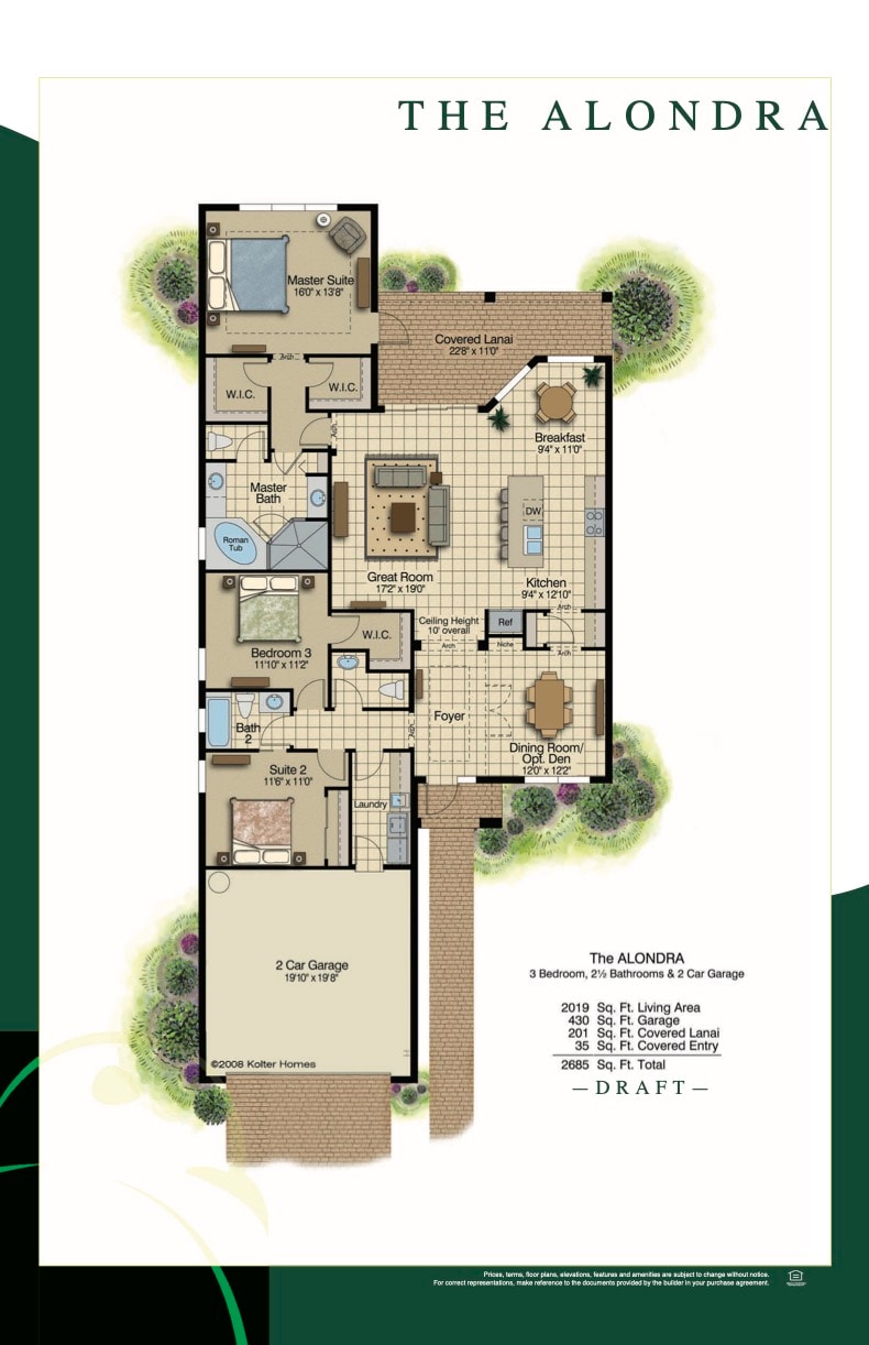 12276 Aviles Cir, Palm Beach Gardens, FL 33418 - view of home floor plan