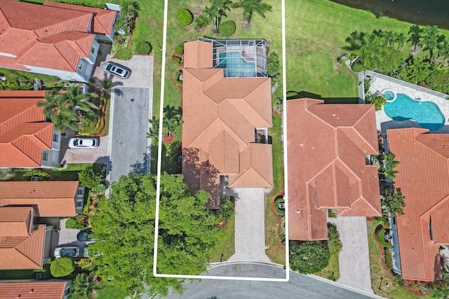 6809 Portside Dr, Boca Raton, FL 33496 - view of property location with property boundaries highlighted and a pool