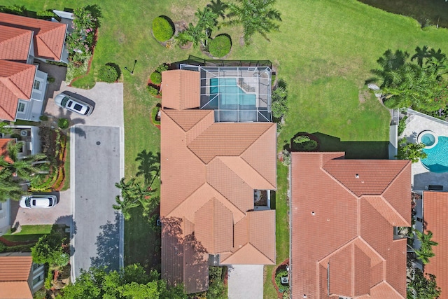 6809 Portside Dr, Boca Raton, FL 33496 - drone / aerial view of a pool area