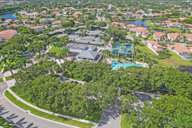 6809 Portside Dr, Boca Raton, FL 33496 - aerial view of residential area featuring a nearby body of water