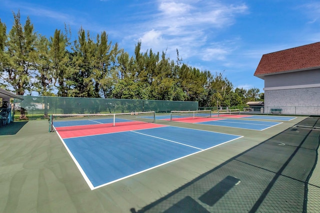 7290 Ashford Pl Unit 201, Delray Beach, FL 33446 - view of tennis court with community basketball court