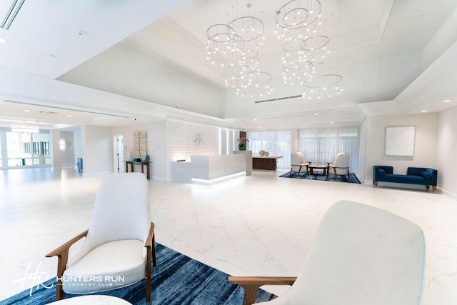 20 Southport Ln Unit D, Boynton Beach, FL 33436 - common area with recessed lighting and a towering ceiling