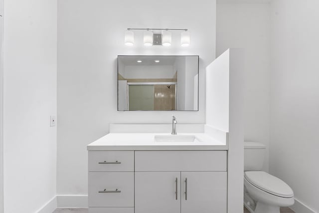 23157 Old Inlet Bridge Dr, Boca Raton, FL 33433 - full bathroom with vanity and tiled shower