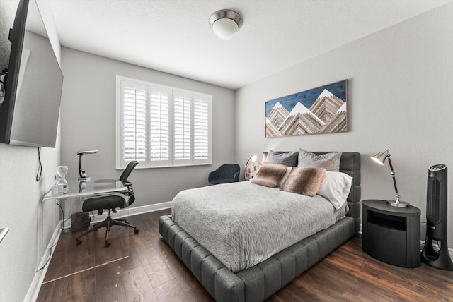 19335 Skyridge Cir, Boca Raton, FL 33498 - bedroom with baseboards and wood finished floors