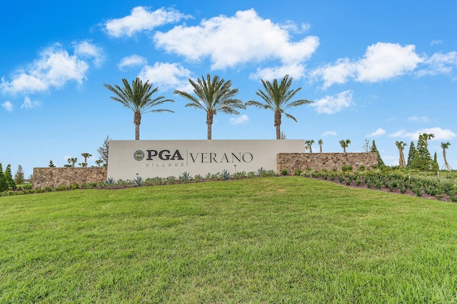 9155 SW Michele Way, Port Saint Lucie, FL 34987 - community / neighborhood sign with a yard