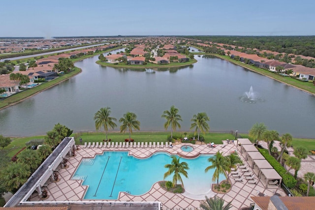 9155 SW Michele Way, Port Saint Lucie, FL 34987 - community pool featuring a water view