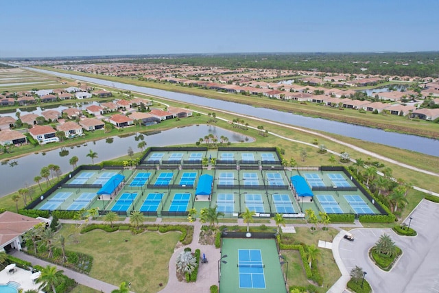 9155 SW Michele Way, Port Saint Lucie, FL 34987 - aerial view of residential area featuring a large body of water