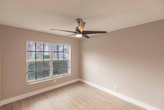 8008 Red Reef Ln, Boynton Beach, FL 33436 - unfurnished room with light wood-style floors and ceiling fan