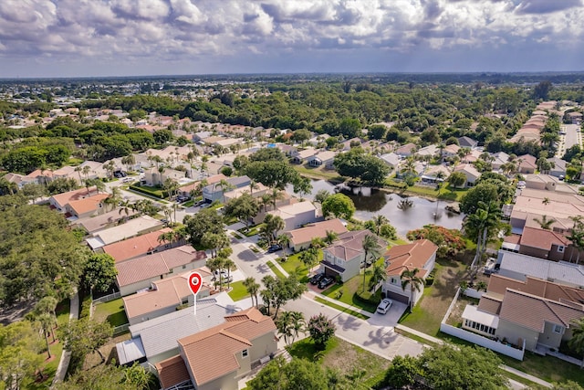 8008 Red Reef Ln, Boynton Beach, FL 33436 - aerial perspective of suburban area with a nearby body of water