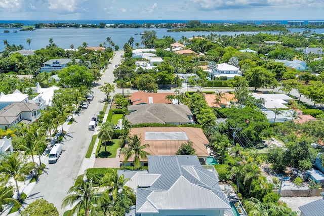 216 Summa St, West Palm Beach, FL 33405 - aerial perspective of suburban area featuring a large body of water