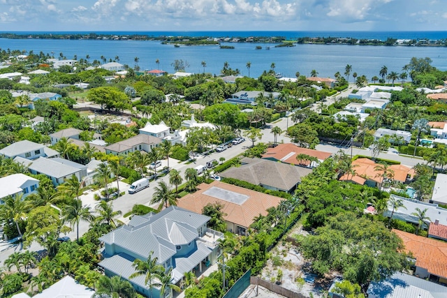 216 Summa St, West Palm Beach, FL 33405 - aerial perspective of suburban area with a large body of water