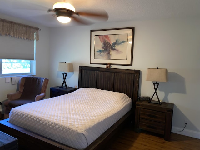 2975 SW 22nd Ave Unit 2010, Delray Beach, FL 33445 - bedroom with wood finished floors and ceiling fan