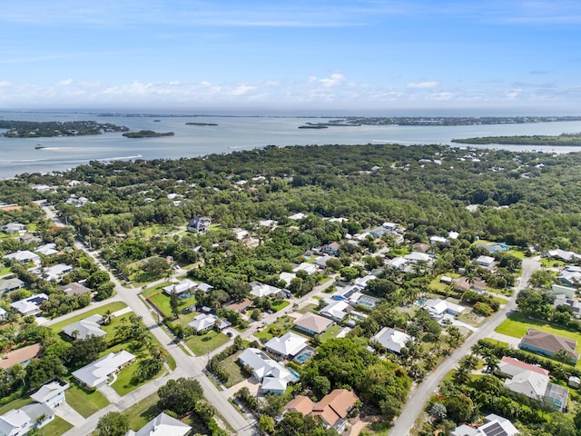 4931 SE Pompano Ter, Stuart, FL 34997 - aerial perspective of suburban area featuring a large body of water