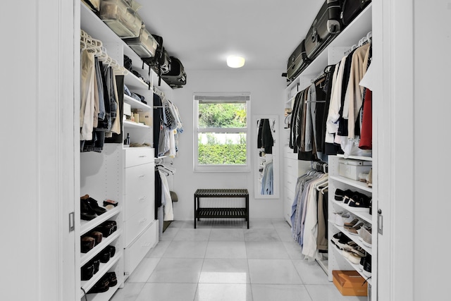7197 Encina Ln, Boca Raton, FL 33433 - walk in closet with light tile patterned floors