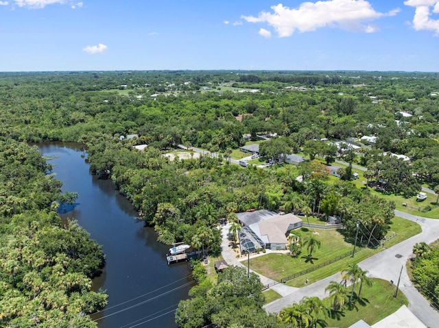 1400 Parkland Blvd, Fort Pierce, FL 34982 - bird's eye view of a large body of water and a heavily wooded area