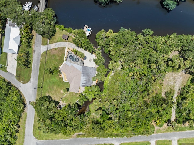 1400 Parkland Blvd, Fort Pierce, FL 34982 - aerial view of property and surrounding area with a large body of water